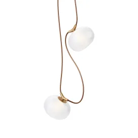 Melina pendant lamp double by hand eye studio